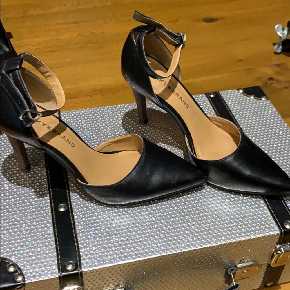 Lucky brand pumps with ankle strap